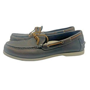 Cole Haan Mens Dominick Boat Shoes Brown Leather Low Top Moc Toe Loafers 13M EUC